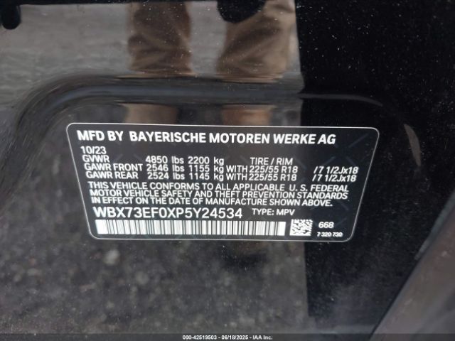 2023 BMW X1 WBX73EF0XP5Y24534 Photo 8
