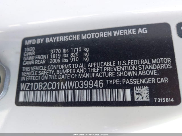 Toyota 2021 2021 WZ1DB2C01MW039946 Image 9