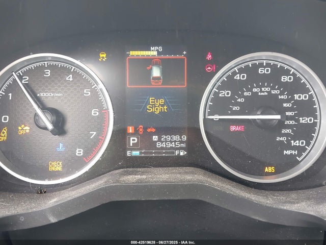 JF2SKAJC7LH406589 Subaru naturally aspirated u5