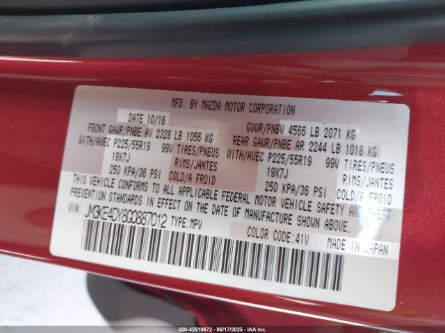 JM3KE4DY8G0887012 Mazda py