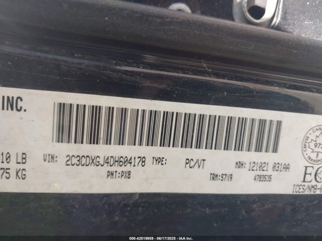 2013 DODGE CHARGER 2C3CDXGJ4DH604178 Photo 8
