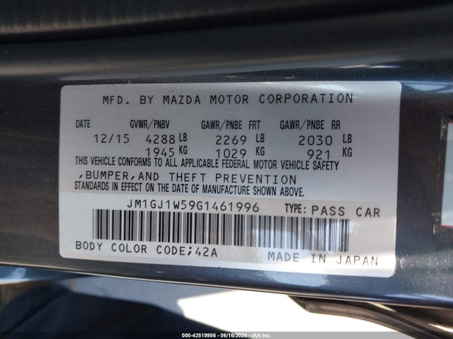 JM1GJ1W59G1461996 Mazda py