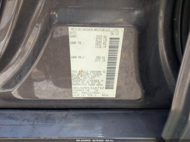 1N4AL3AP6FN314732 Nissan 2015