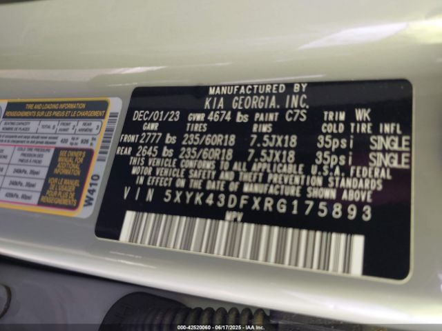 2024 KIA SPORTAGE 5XYK43DFXRG175893 Photo 8