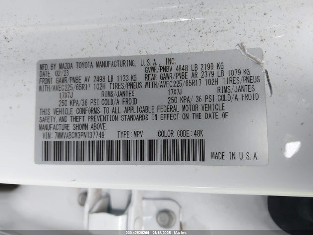 Mazda py 2023 7MMVABCM3PN137749 Image 9