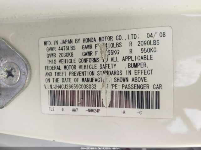 2009 ACURA TSX JH4CU26659C008033 Photo 8