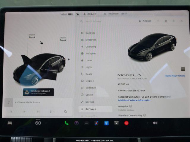 2020 TESLA MODEL 3 5YJ3E1EA3LF737849 Photo 6