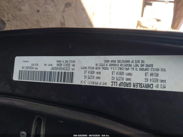 2C3CDXHG5EH262597 Dodge Charger