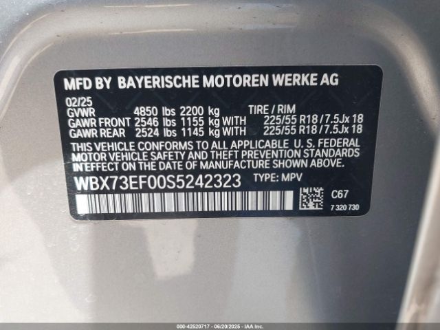 2025 BMW X1 WBX73EF00S5242323 Photo 8