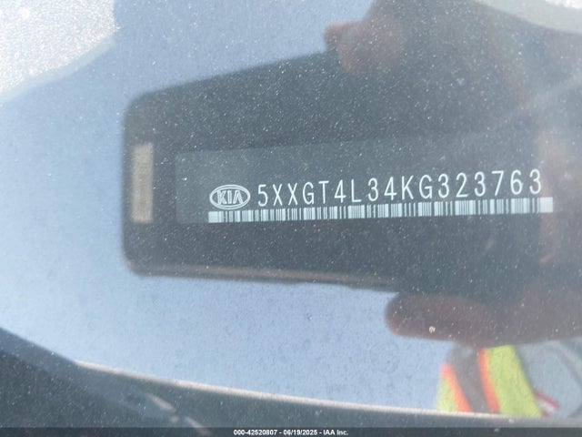 5XXGT4L34KG323763 KIA gdi