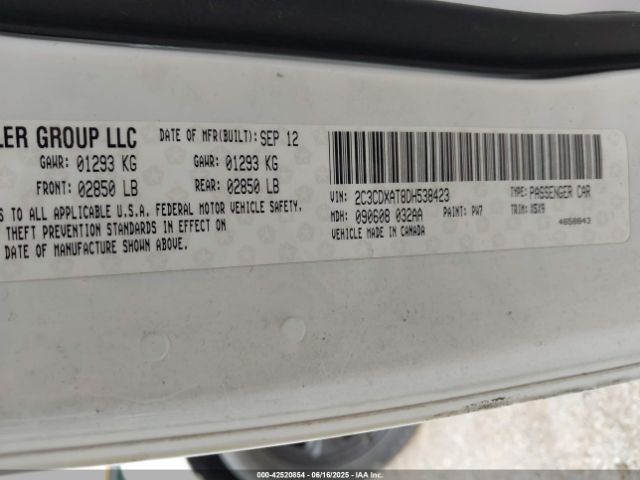 2013 DODGE CHARGER 2C3CDXAT8DH538423 Photo 8