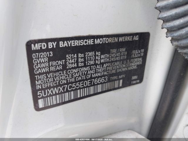 2014 BMW X3 5UXWX7C55E0E76663 Photo 8