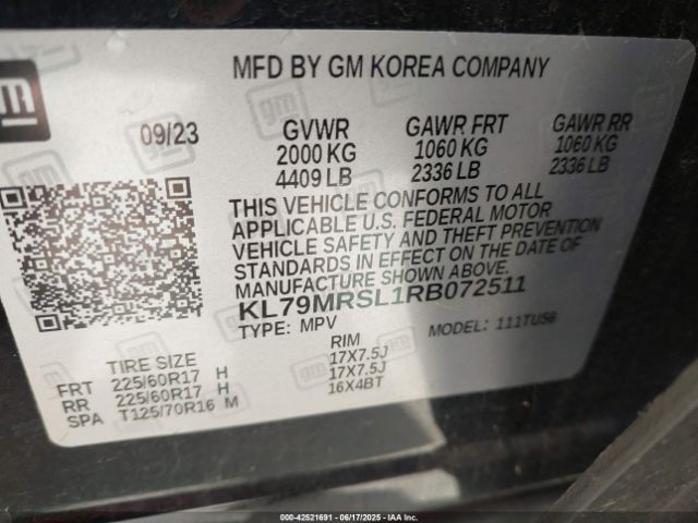 2024 CHEVROLET TRAILBLAZER KL79MRSL1RB072511 Photo 8