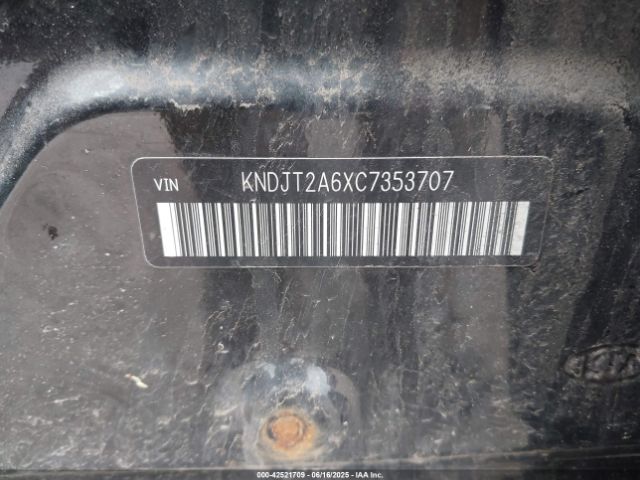 2012 KIA SOUL KNDJT2A6XC7353707 Photo 8