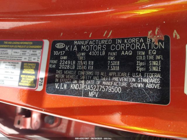 2018 KIA SOUL KNDJP3A52J7579500 Photo 8