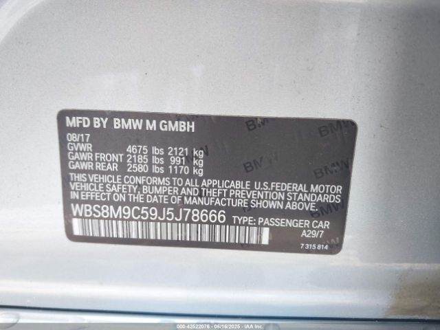 2018 BMW M3 WBS8M9C59J5J78666 Photo 8