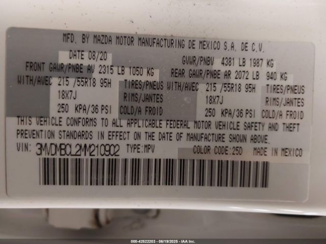 2021 MAZDA CX-30 3MVDMBCL2MM210902 Photo 8
