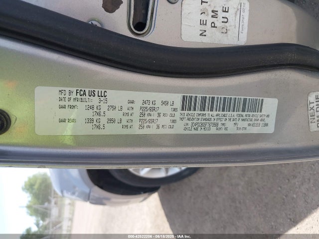 3C4PDCBG5FT673568 Dodge 2015