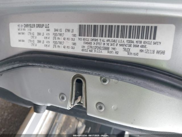 2010 DODGE RAM 1500 1D7RV1GP2AS159888 Photo 8