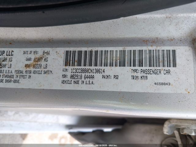 2012 CHRYSLER 200 1C3CCBBB0CN130614 Photo 8