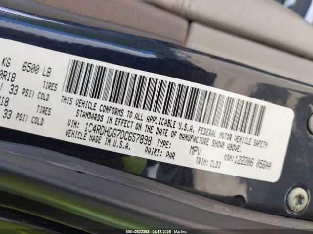 2013 DODGE DURANGO 1C4RDHDG7DC657898 Photo 8