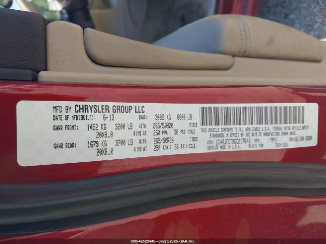 1C4RJFCTXEC217848 Jeep 2014