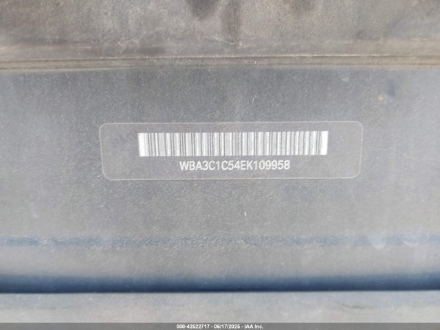 WBA3C1C54EK109958 BMW 2014