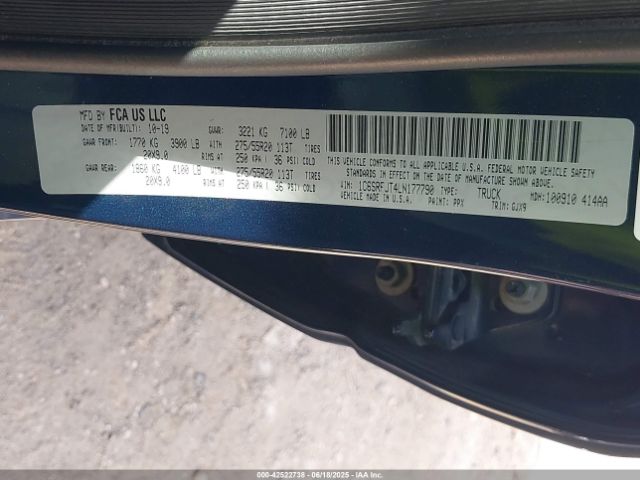 1C6SRFJT4LN177790 RAM 2020