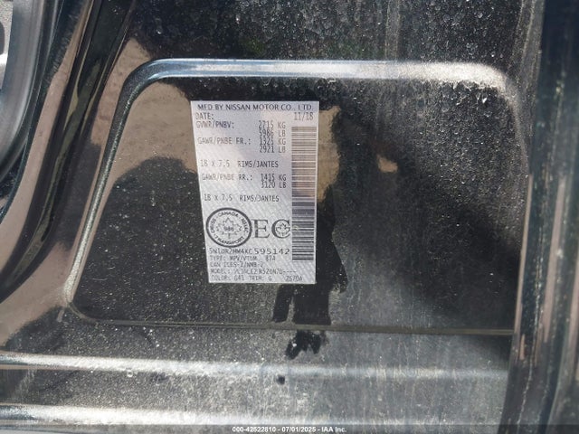Nissan 2019 2019 5N1DR2MM4KC595142 Image 9