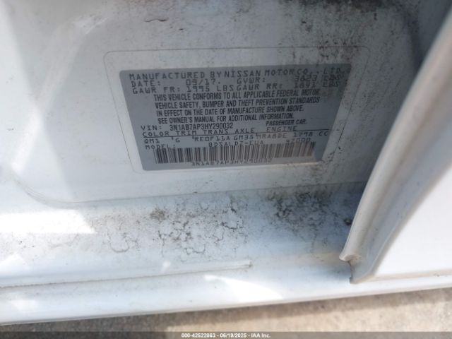 2017 NISSAN SENTRA 3N1AB7AP3HY290032 Photo 8
