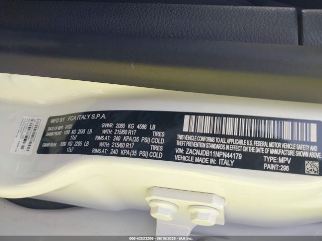 2022 JEEP RENEGADE ZACNJDB11NPN44179 Photo 8