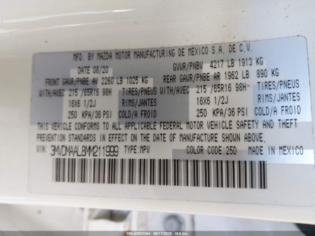 2021 MAZDA CX-30 3MVDMAAL8MM211999 Photo 8