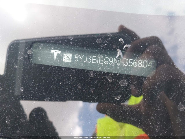 2022 TESLA MODEL 3 5YJ3E1EC9NF356804 Photo 8