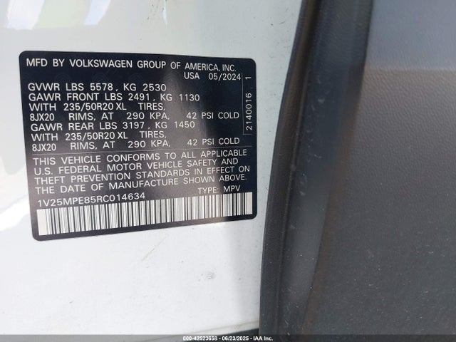 Volkswagen ID.4 2024 1V25MPE85RC014634 Image 9