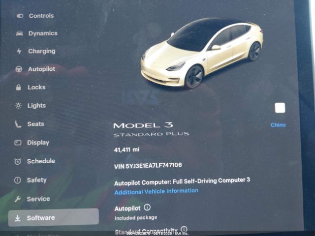 5YJ3E1EA7LF747106 Tesla MODEL 3