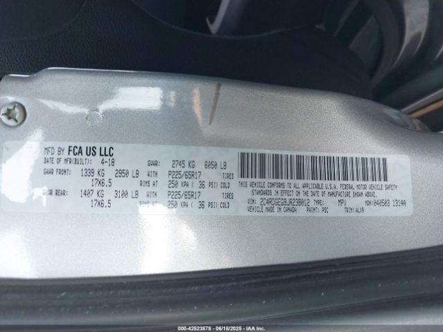 2018 DODGE GRAND CARAVAN 2C4RDGEG9JR238012 Photo 8