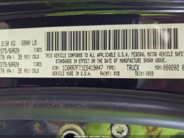2014 RAM 1500 1C6RR7FT1ES419047 Photo 8