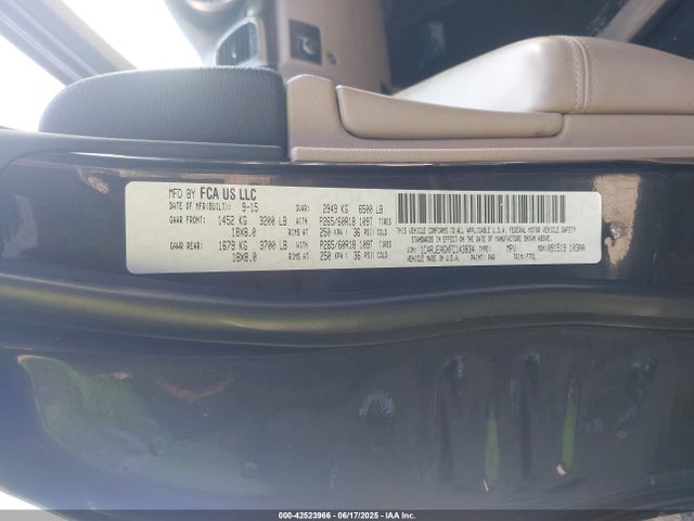 1C4RJEAGXFC143834 Jeep Grand Cherokee