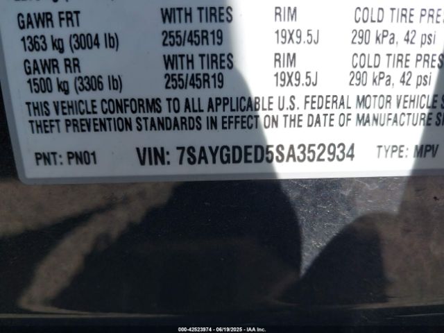 2025 TESLA MODEL Y 7SAYGDED5SA352934 Photo 8