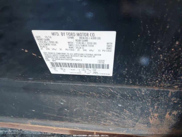 Ford 3.5l gtdi 2017 1FM5K8HT6HGB12913 Image 9