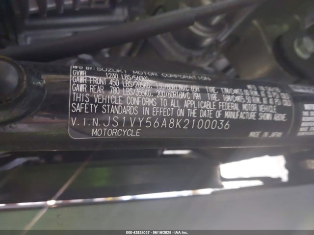 JS1VY56A8K2100036 Suzuki Y513-