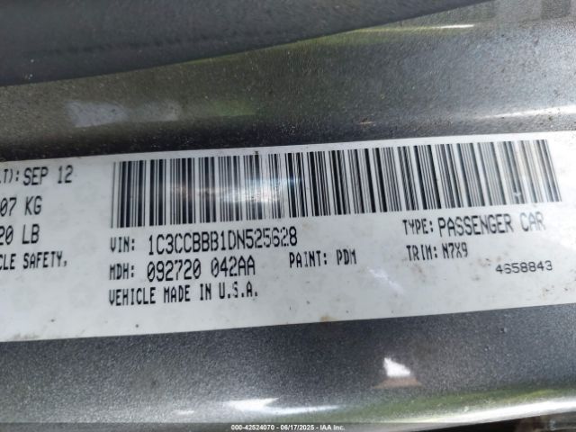 2013 CHRYSLER 200 1C3CCBBB1DN525628 Photo 8