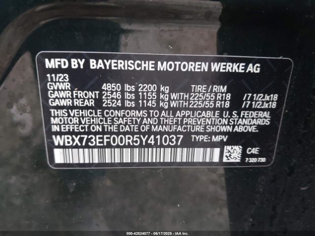 2024 BMW X1 WBX73EF00R5Y41037 Photo 8