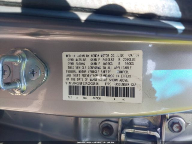 2010 ACURA TSX JH4CU2F6XAC008856 Photo 8