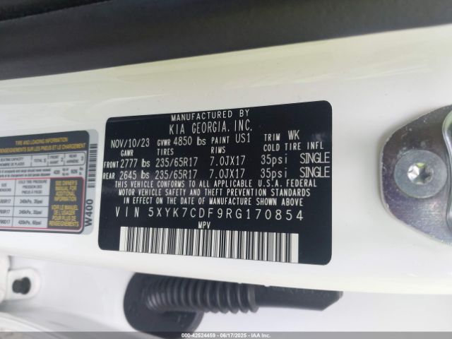 2024 KIA SPORTAGE 5XYK7CDF9RG170854 Photo 8