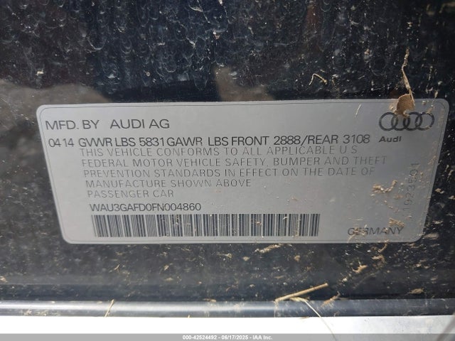 2015 AUDI A8 L WAU3GAFD0FN004860 Photo 8