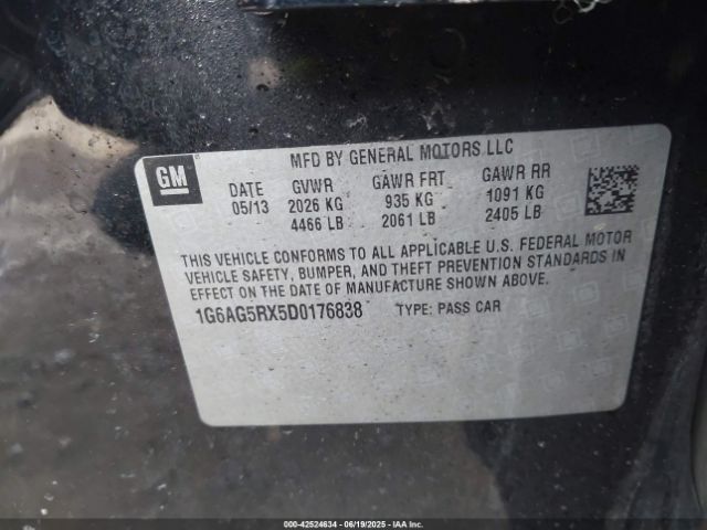 2013 CADILLAC ATS 1G6AG5RX5D0176838 Photo 8