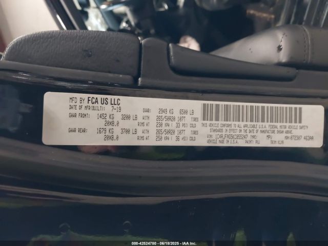 2019 JEEP GRAND CHEROKEE 1C4RJFAG5KC855247 Photo 8