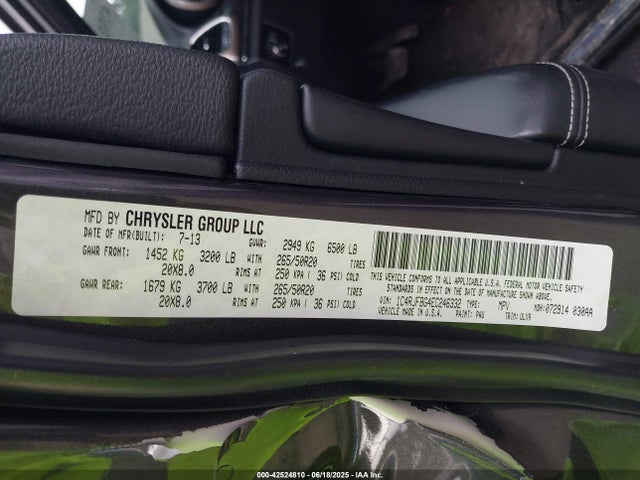 Jeep Grand Cherokee 2014 1C4RJFBG4EC246332 Image 9