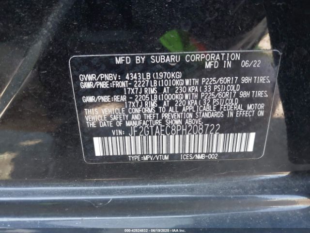 2023 SUBARU CROSSTREK JF2GTAEC8PH208722 Photo 8
